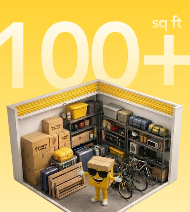 Large unit, 100+ sq ft, a villa between moves